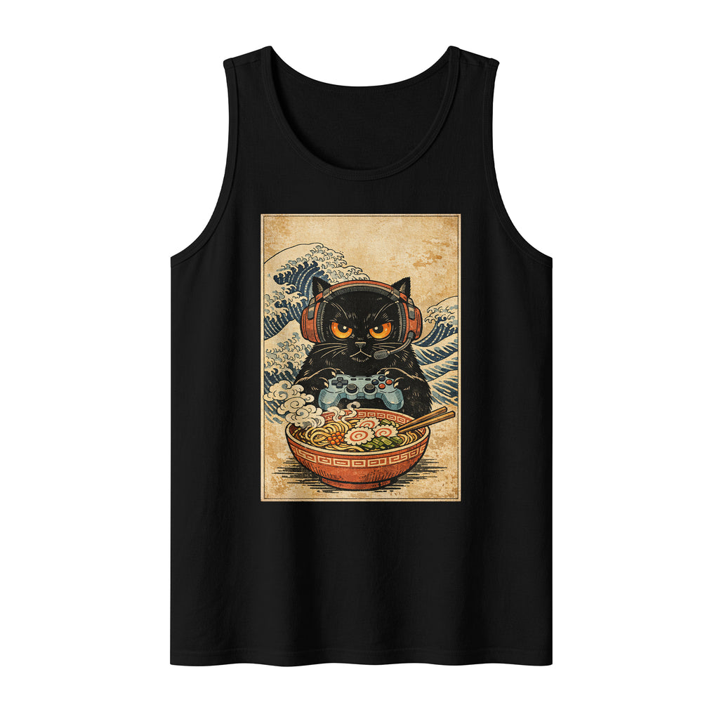 Inspira Paws Cat And Gaming Sleeveless Tank Top