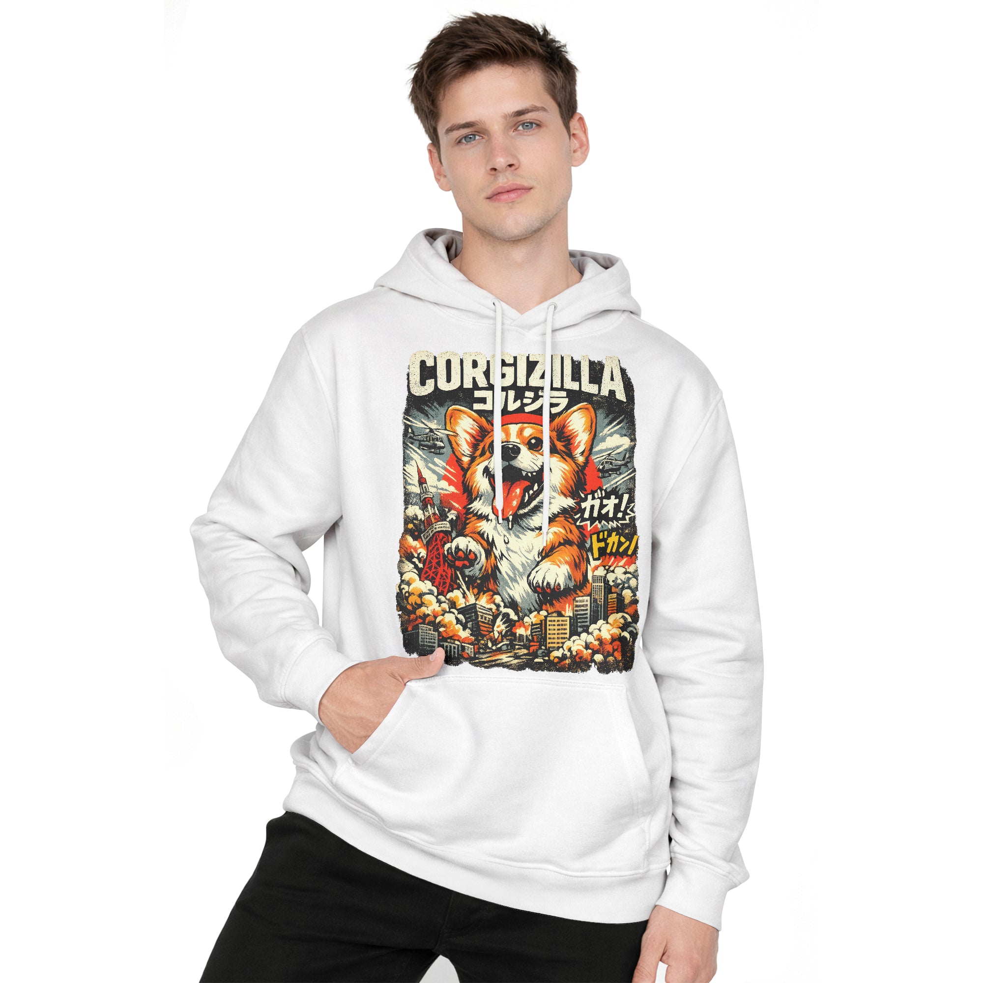 Inspira Paws CorgiZilla Hoodie