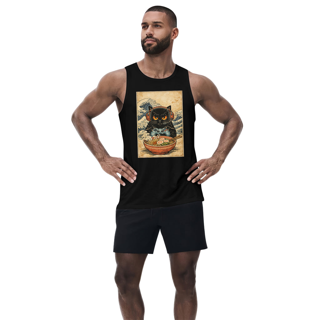 Inspira Paws Cat And Gaming Sleeveless Tank Top