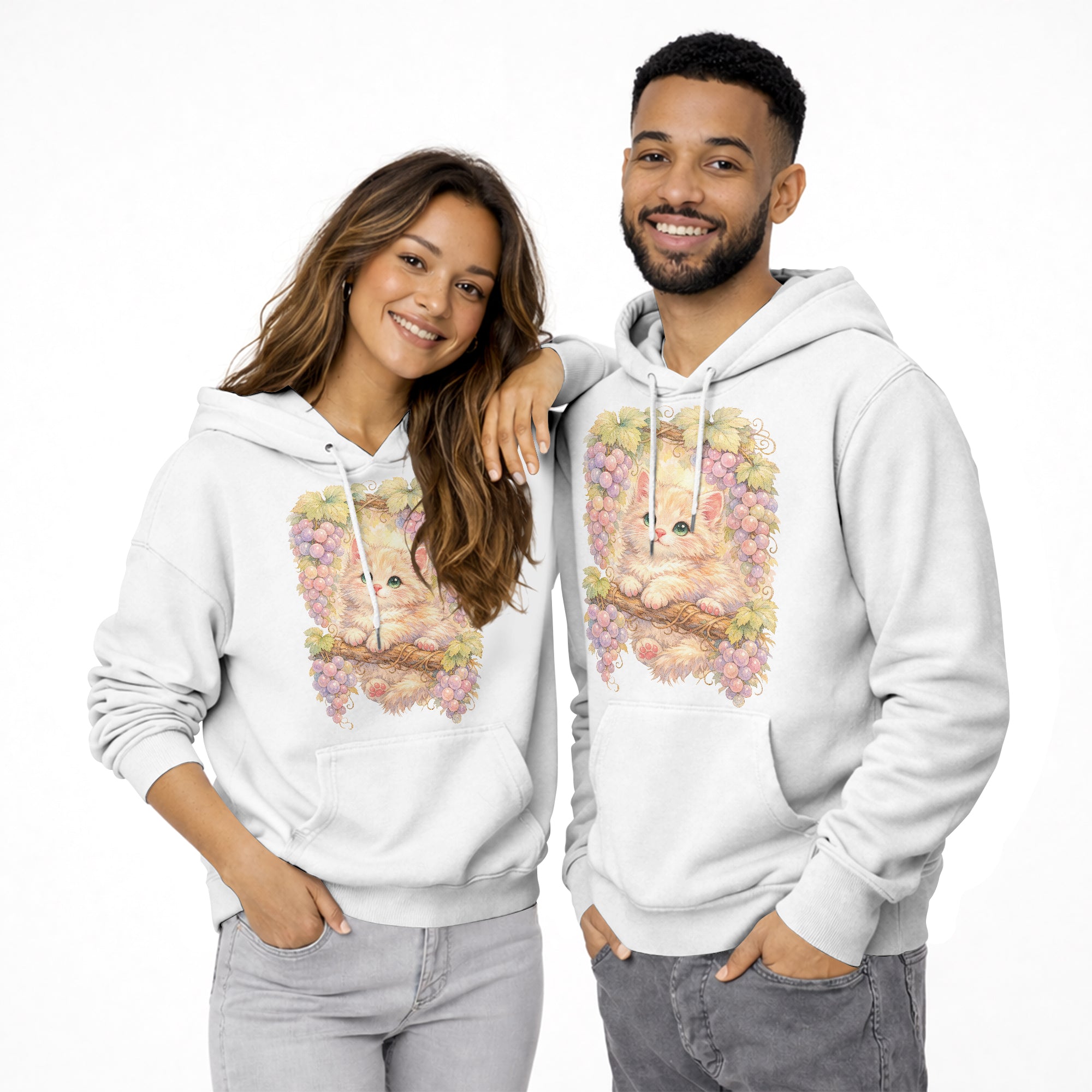 Inspira Paws Grape Cat Hoodie