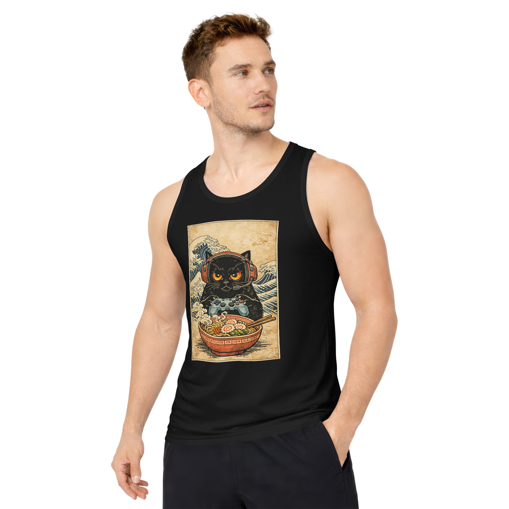 Inspira Paws Cat And Gaming Sleeveless Tank Top
