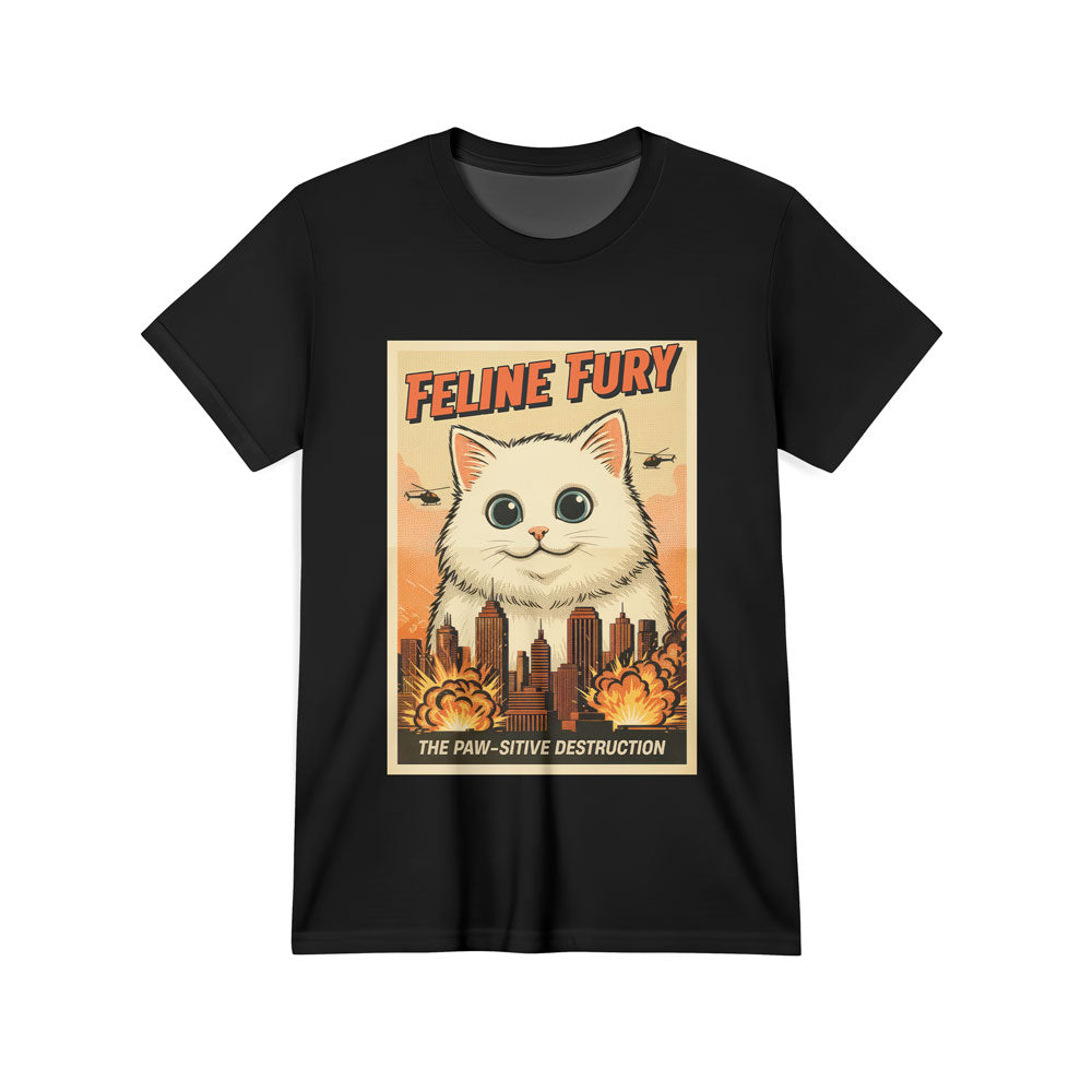 Inspira Paws Catzilla Apocalypse Graphic T-Shirt