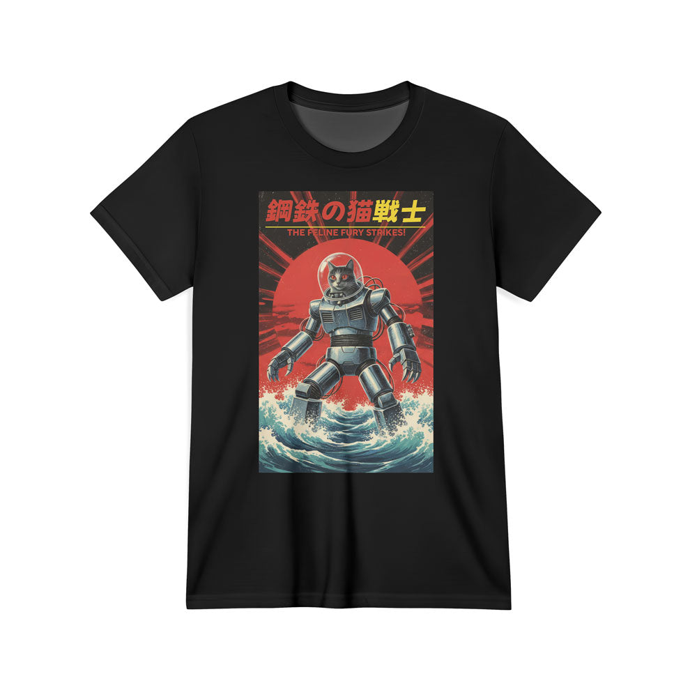 Inspira Paws Catzilla Monster Graphic T-Shirt
