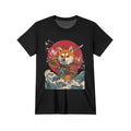 Inspira Paws Shiba Samurai Red Sun Graphic T-Shirt