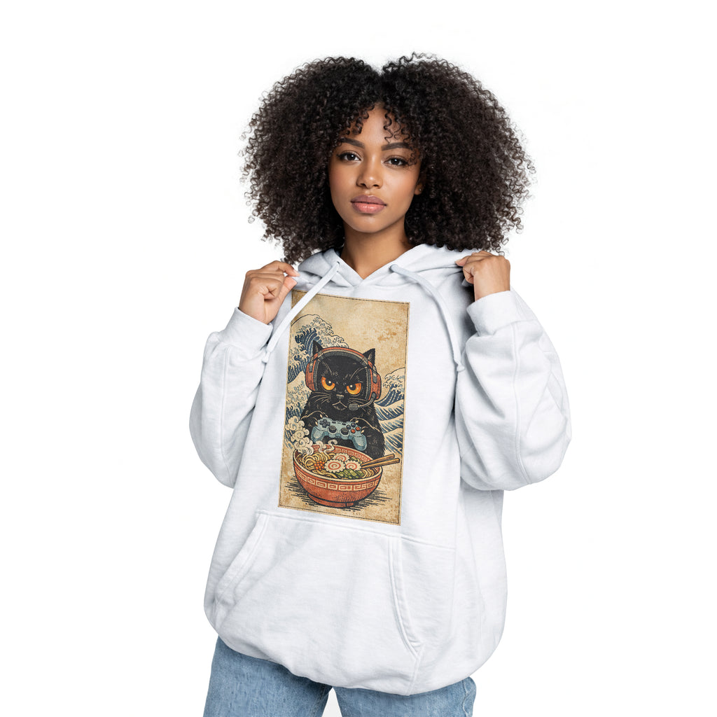 Inspira Paws Cat And Gaming Hoodie