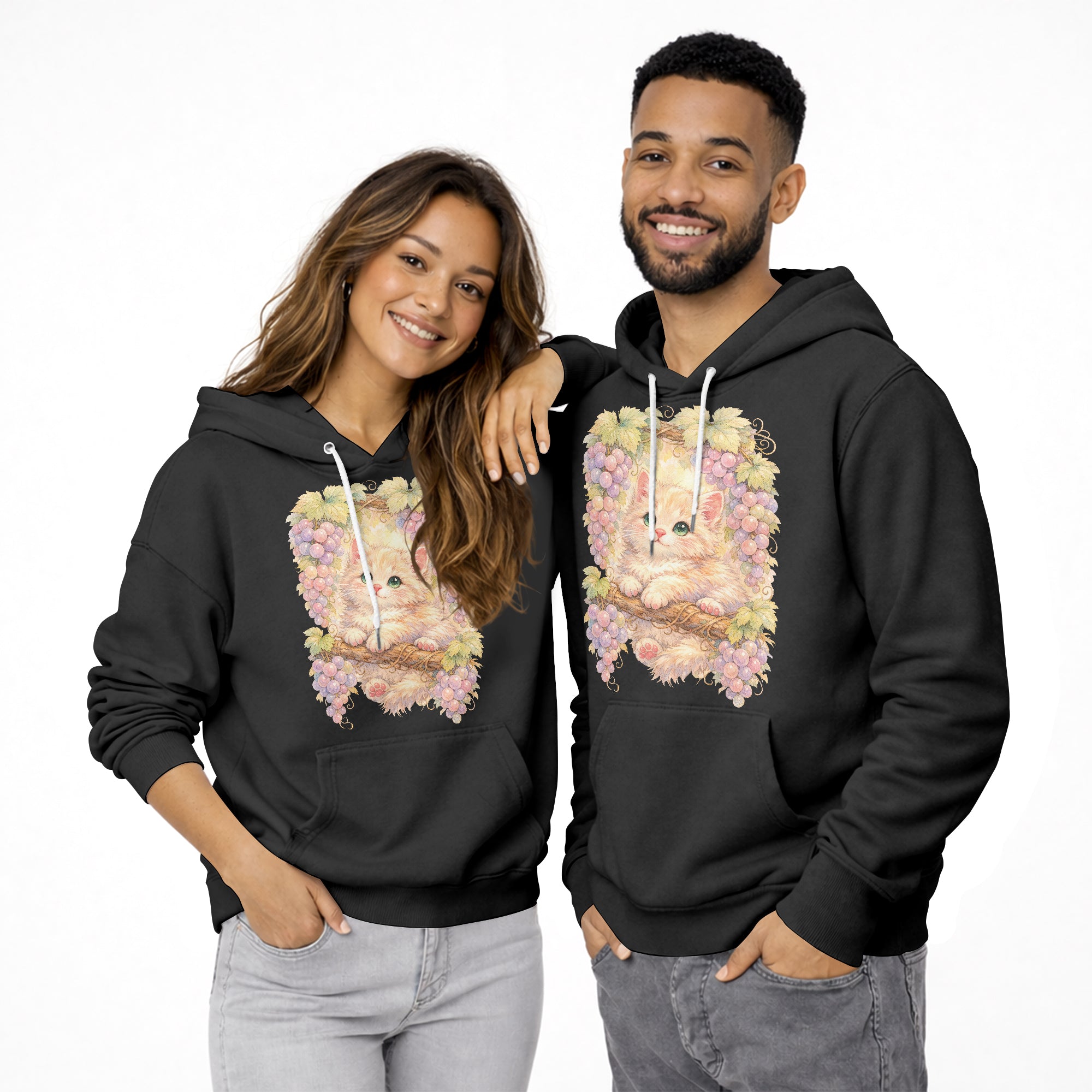 Inspira Paws Grape Cat Hoodie