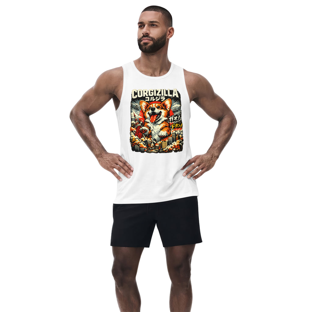 Inspira Paws CorgiZilla Sleeveless Tank Top
