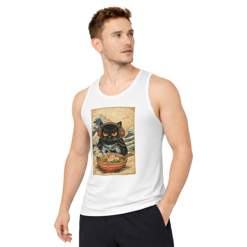 Inspira Paws Cat And Gaming Sleeveless Tank Top