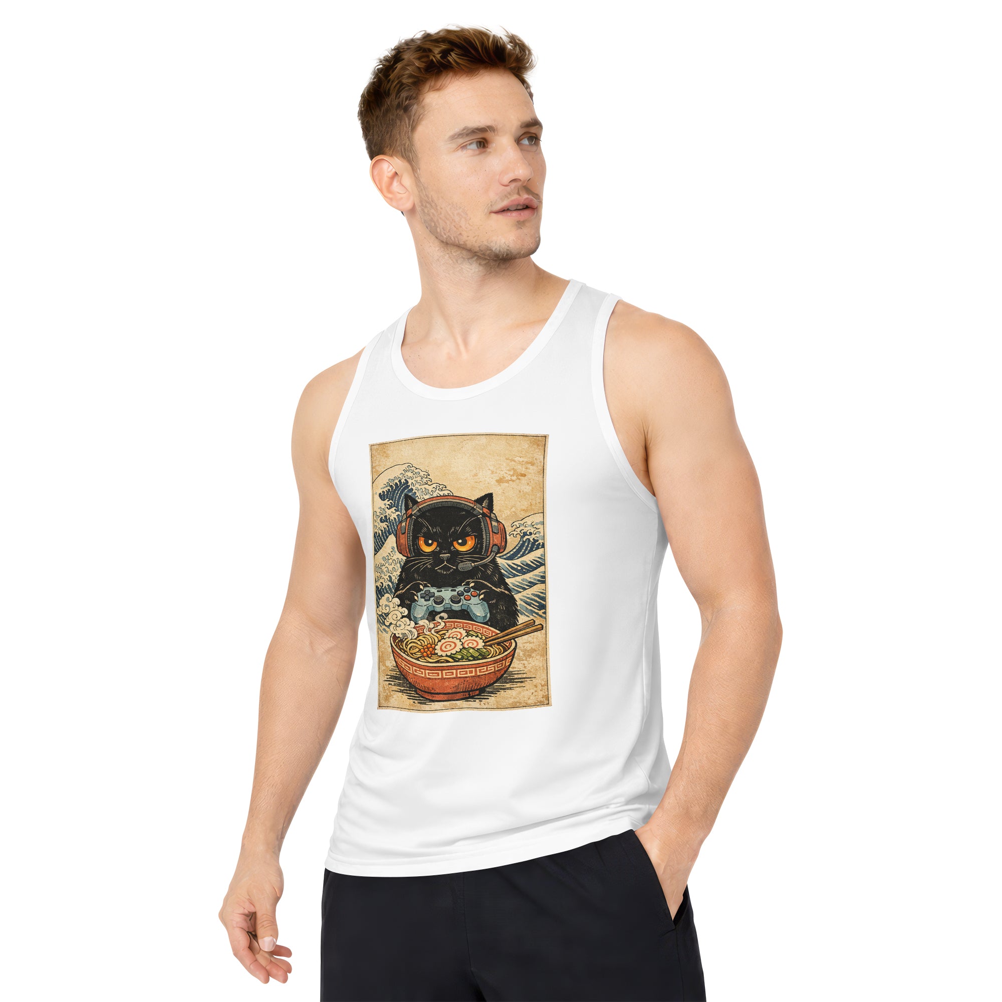 Inspira Paws Cat And Gaming Sleeveless Tank Top