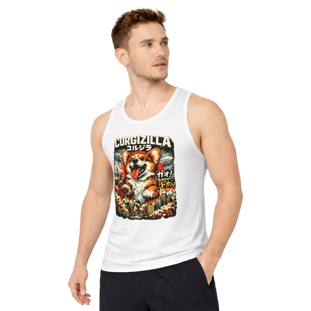 Inspira Paws CorgiZilla Sleeveless Tank Top