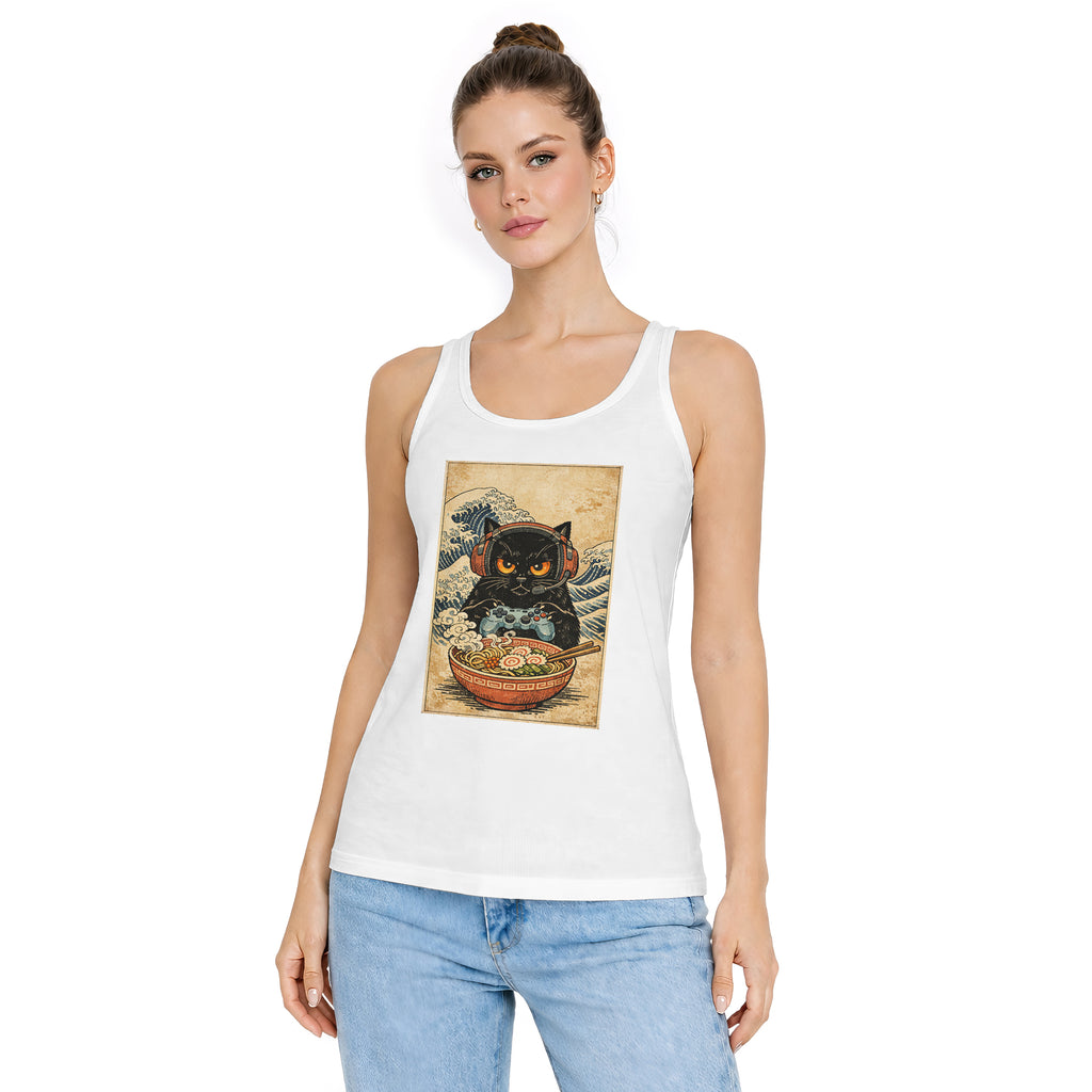 Inspira Paws Catzilla Cyborg Sleeveless Tank Top
