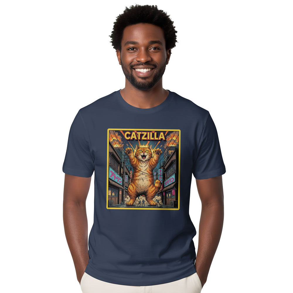 Inspira Paws Catzilla King of Cats Graphic T-Shirt