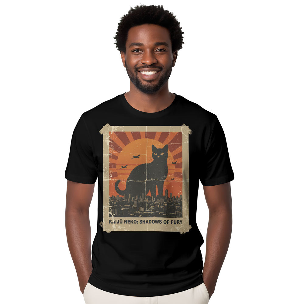 Inspira Paws Catzilla Monster Graphic T-Shirt