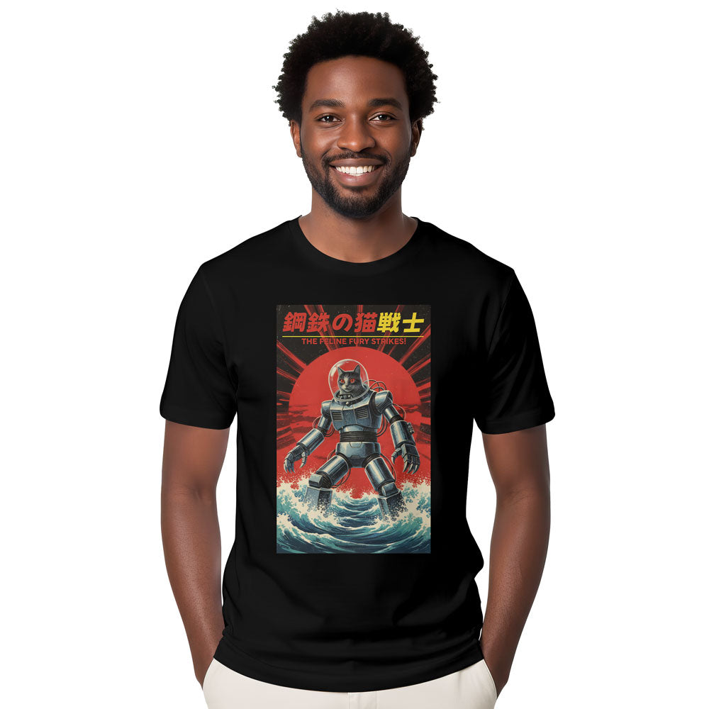 Inspira Paws Catzilla Monster Graphic T-Shirt