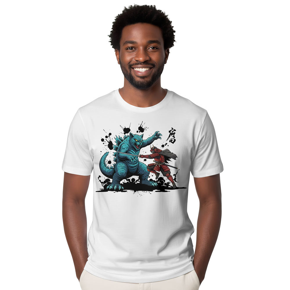 Inspira Paws Catzilla Legendary Graphic T-Shirt