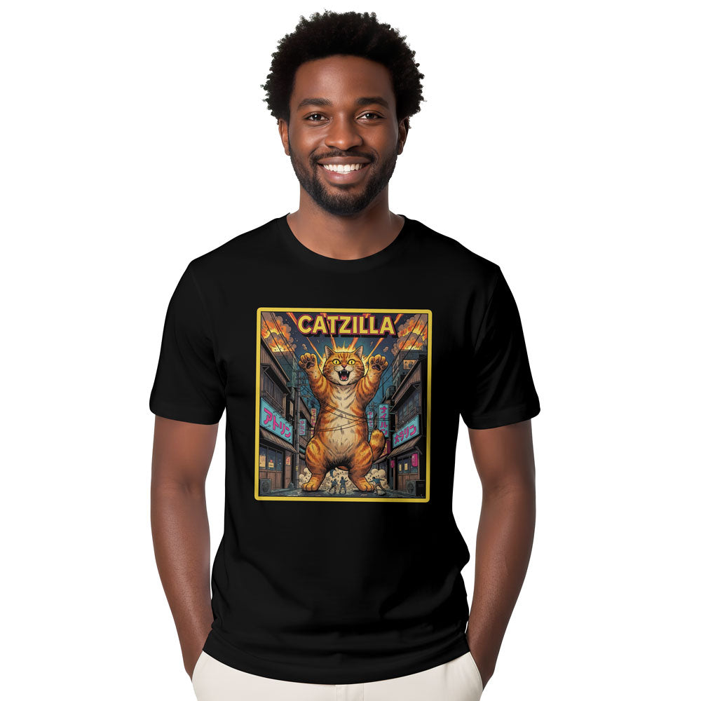 Inspira Paws Catzilla King of Cats Graphic T-Shirt