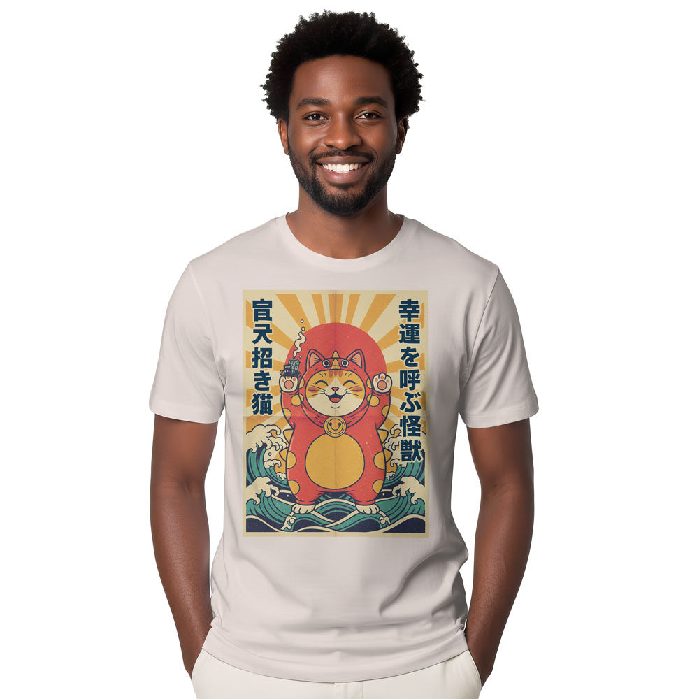 Inspira Paws Catzilla Monster Graphic T-Shirt