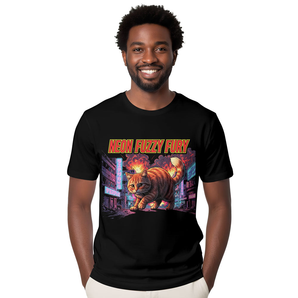Inspira Paws Catzilla Tokyo Graphic T-Shirt