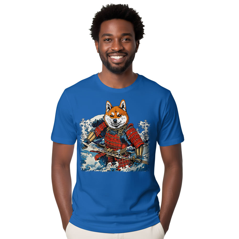 Inspira Paws Shiba Samurai Warrior Graphic T-Shirt