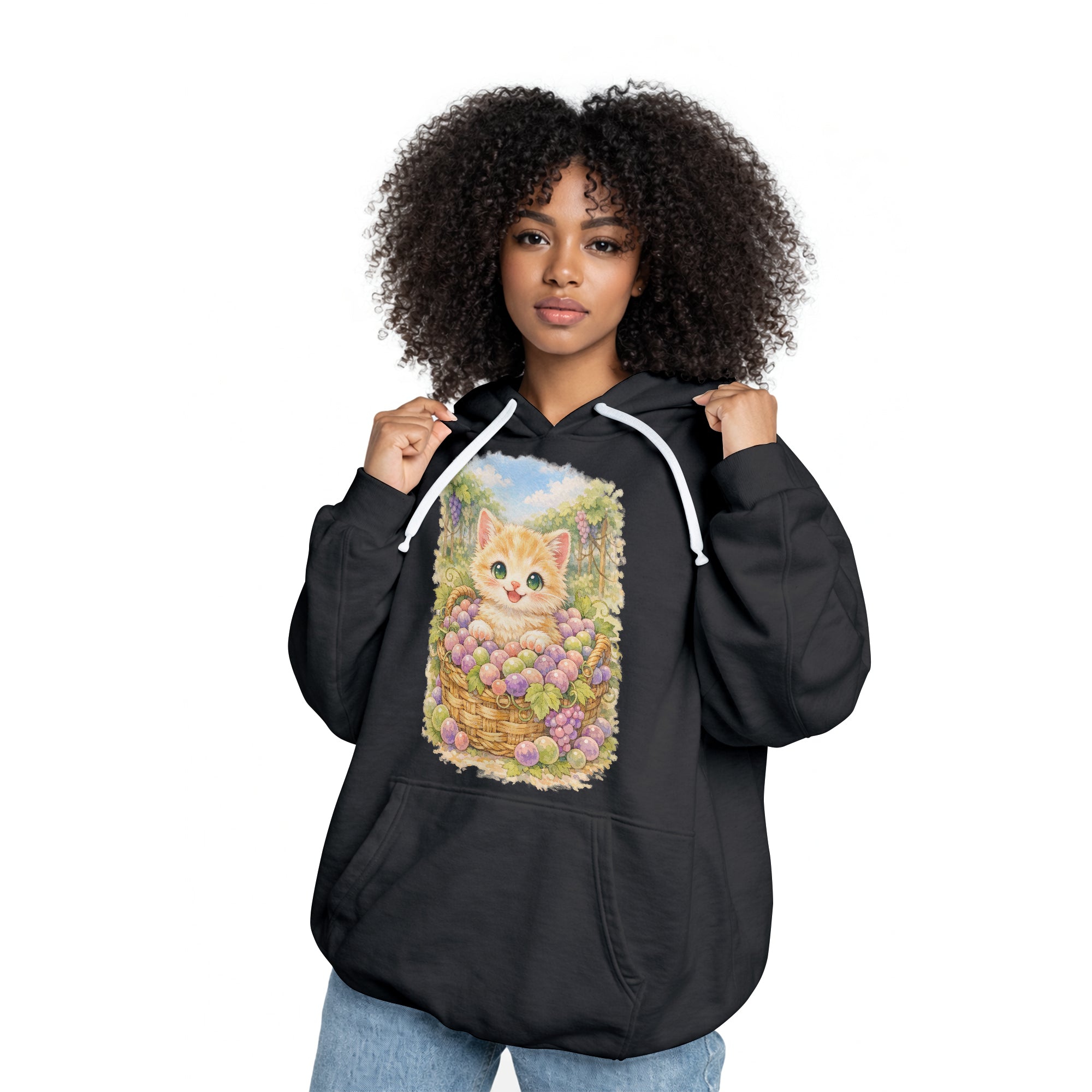 Inspira Paws Grape Cat Soft Hoodie