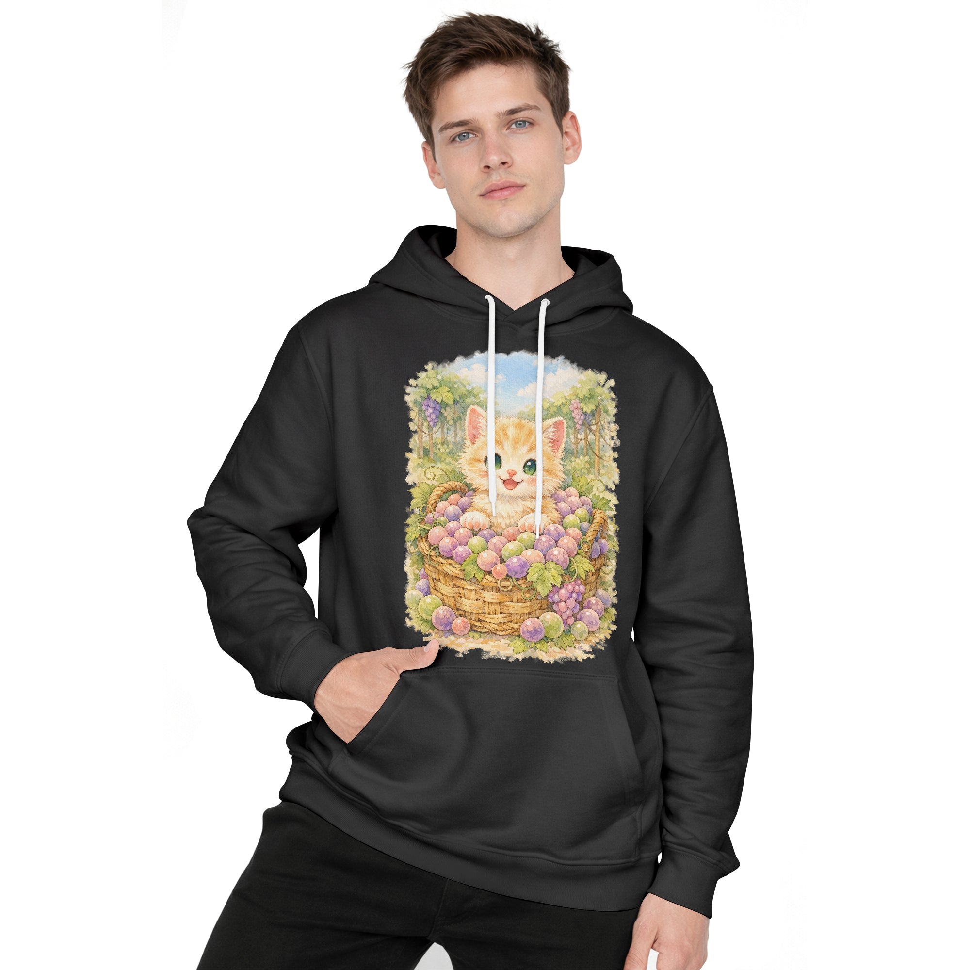 Inspira Paws Grape Cat Soft Hoodie