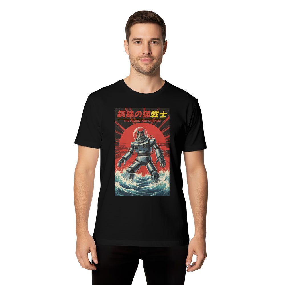 Inspira Paws Catzilla Monster Graphic T-Shirt