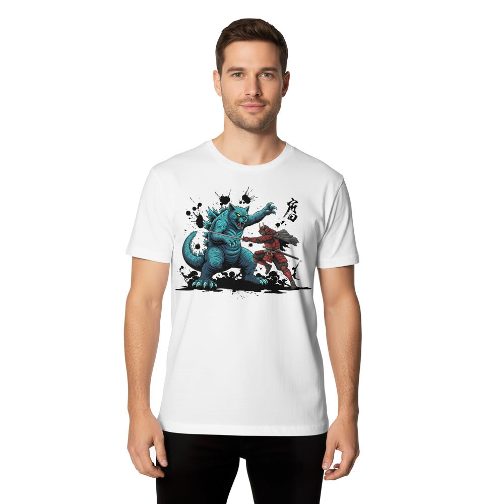 Inspira Paws Catzilla Legendary Graphic T-Shirt