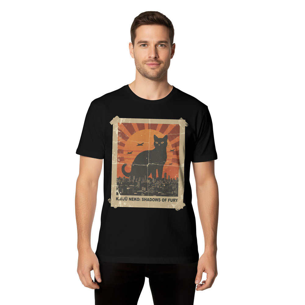 Inspira Paws Catzilla Monster Graphic T-Shirt