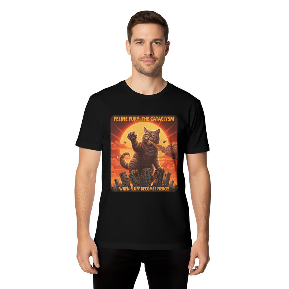 Inspira Paws Catzilla Monster Graphic T-Shirt