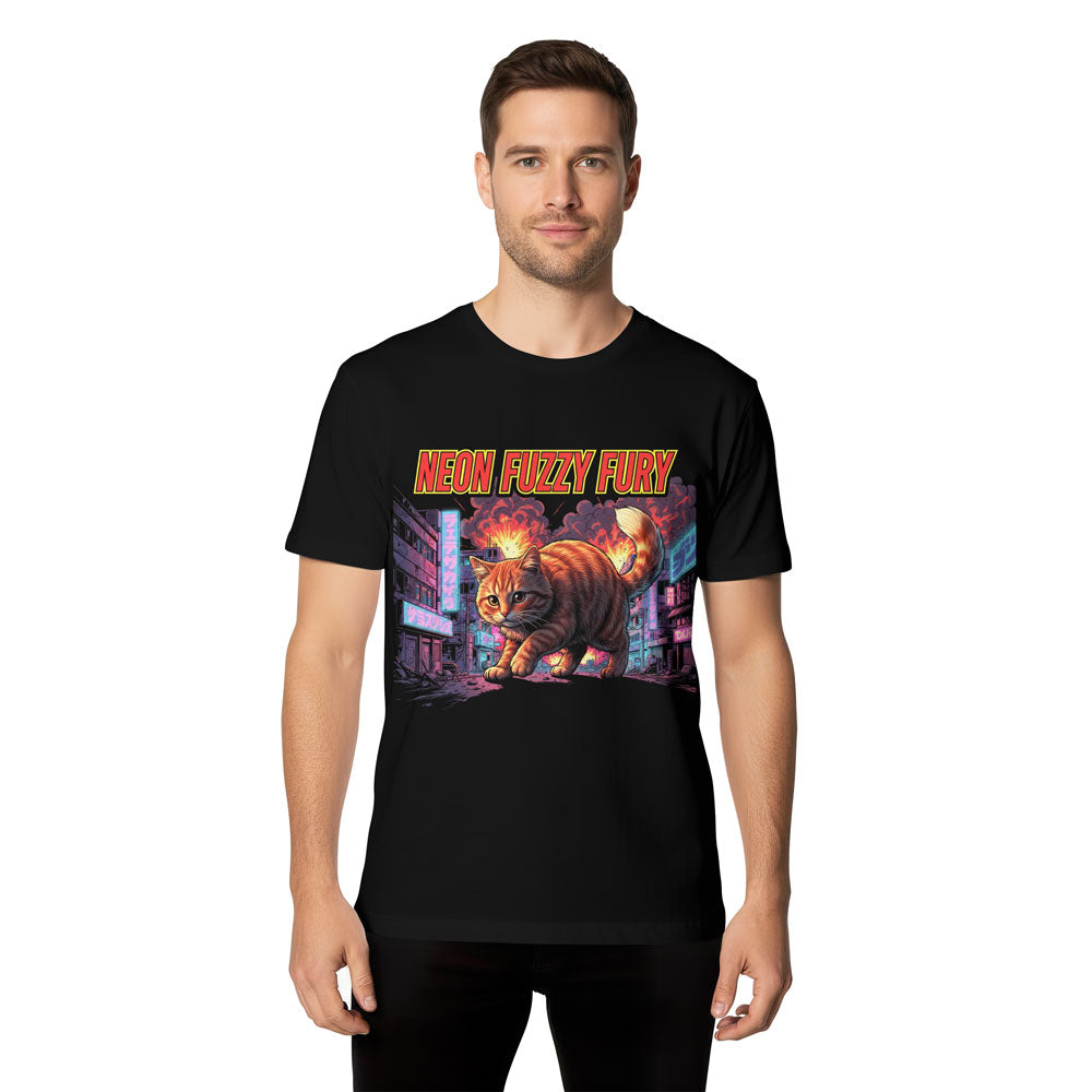 Inspira Paws Catzilla Tokyo Graphic T-Shirt