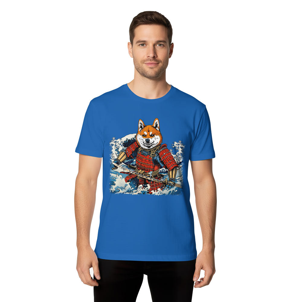 Inspira Paws Shiba Samurai Warrior Graphic T-Shirt