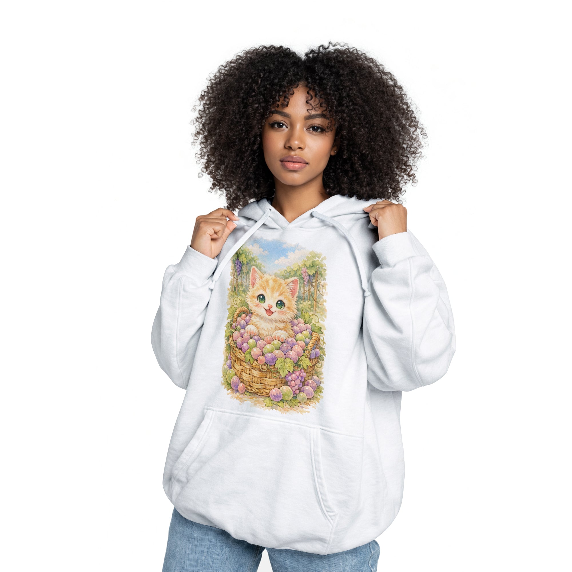 Inspira Paws Grape Cat Soft Hoodie