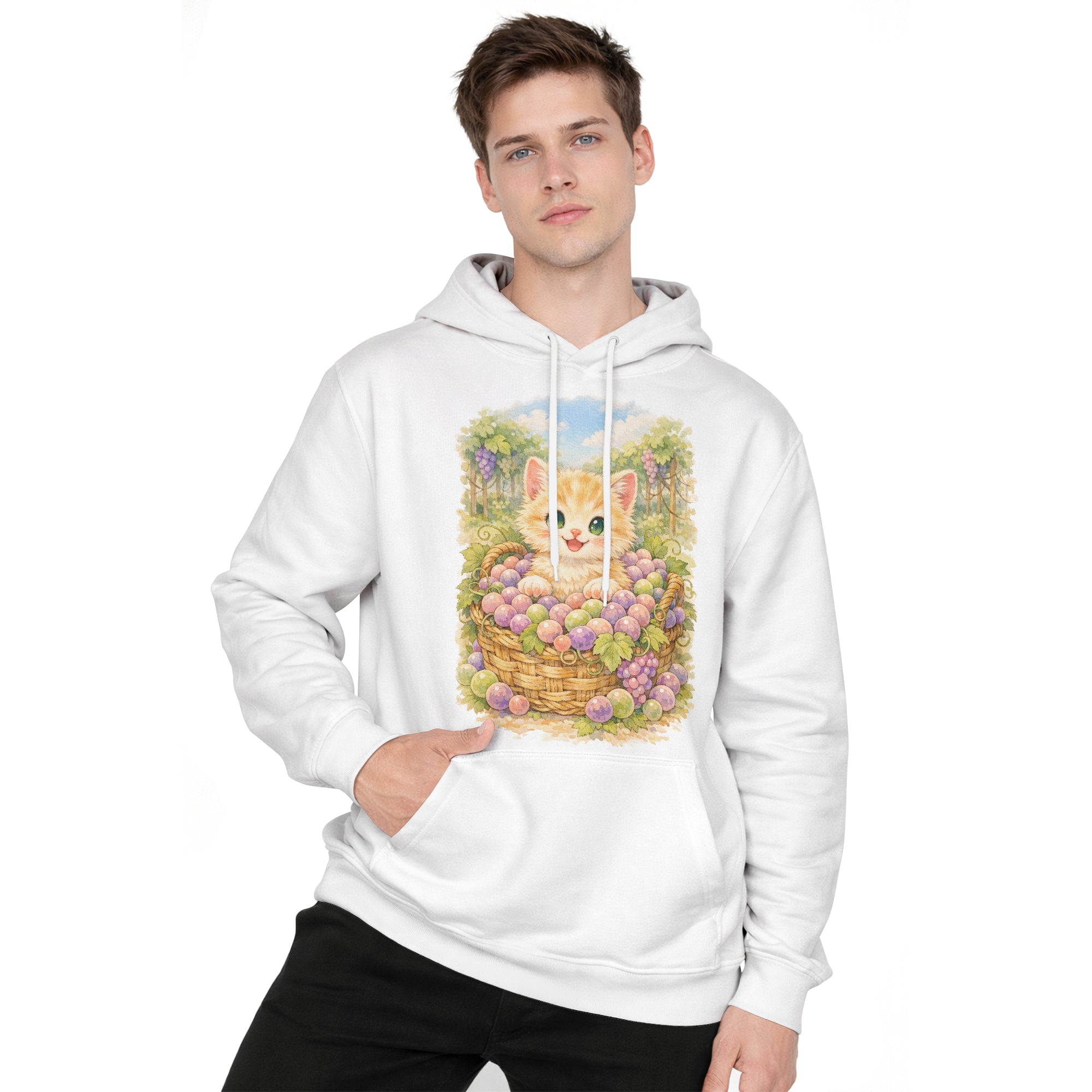 Inspira Paws Grape Cat Soft Hoodie