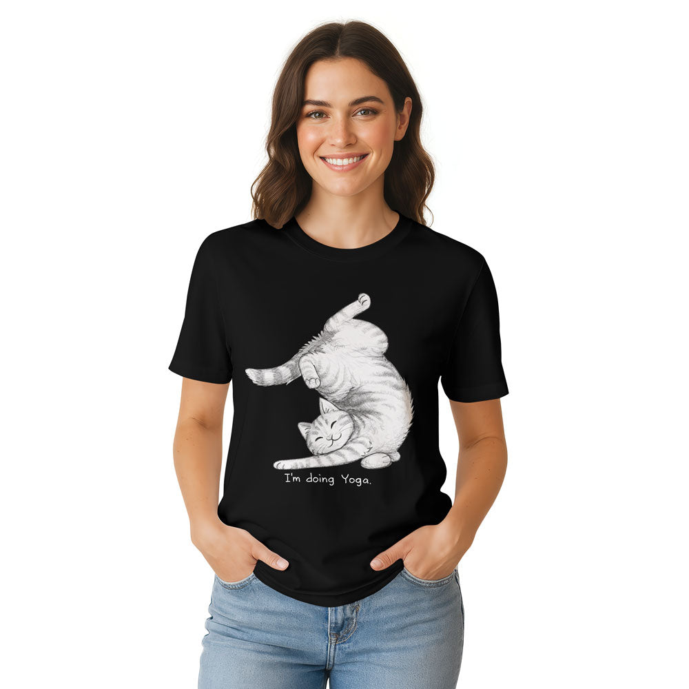 Inspira Paws Fierce Cat Graphic T-Shirt