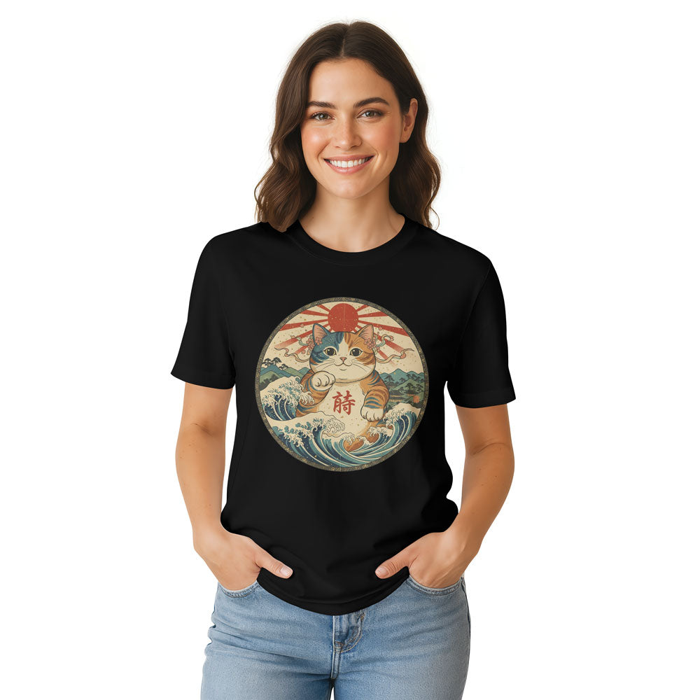 Inspira Paws Catzilla Monster Graphic T-Shirt