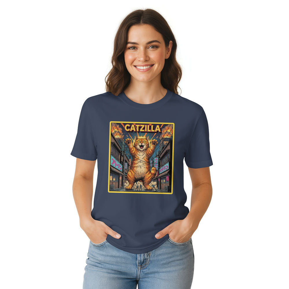 Inspira Paws Catzilla King of Cats Graphic T-Shirt