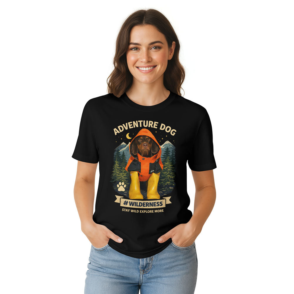 Inspira Paws Dalmatian Dog Graphic T-Shirt