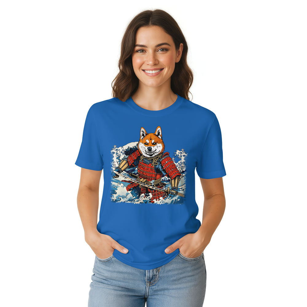 Inspira Paws Shiba Samurai Warrior Graphic T-Shirt