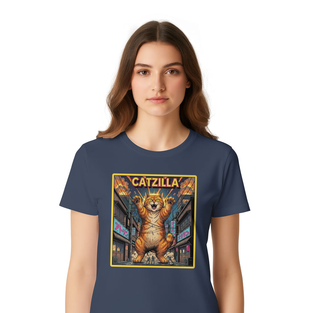 Inspira Paws Catzilla King of Cats Graphic T-Shirt