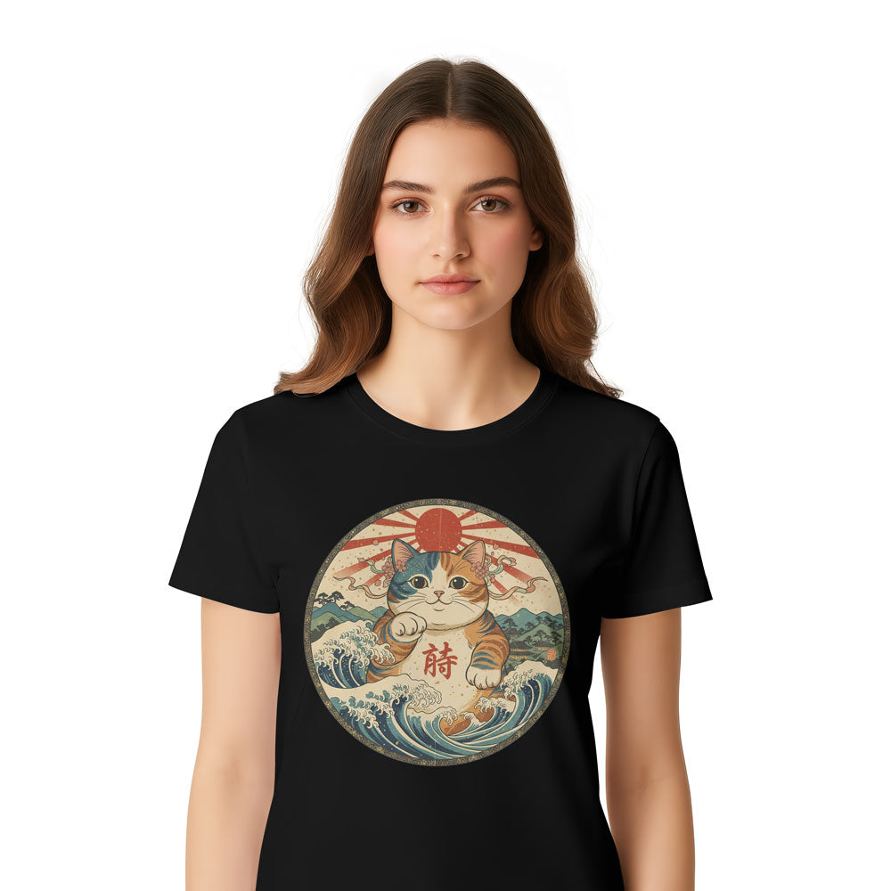 Inspira Paws Catzilla Monster Graphic T-Shirt