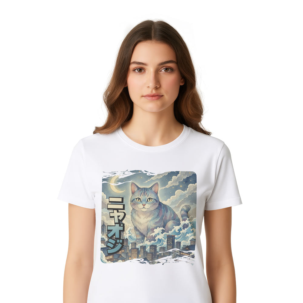 Inspira Paws Catzilla Kaiju Graphic T-Shirt