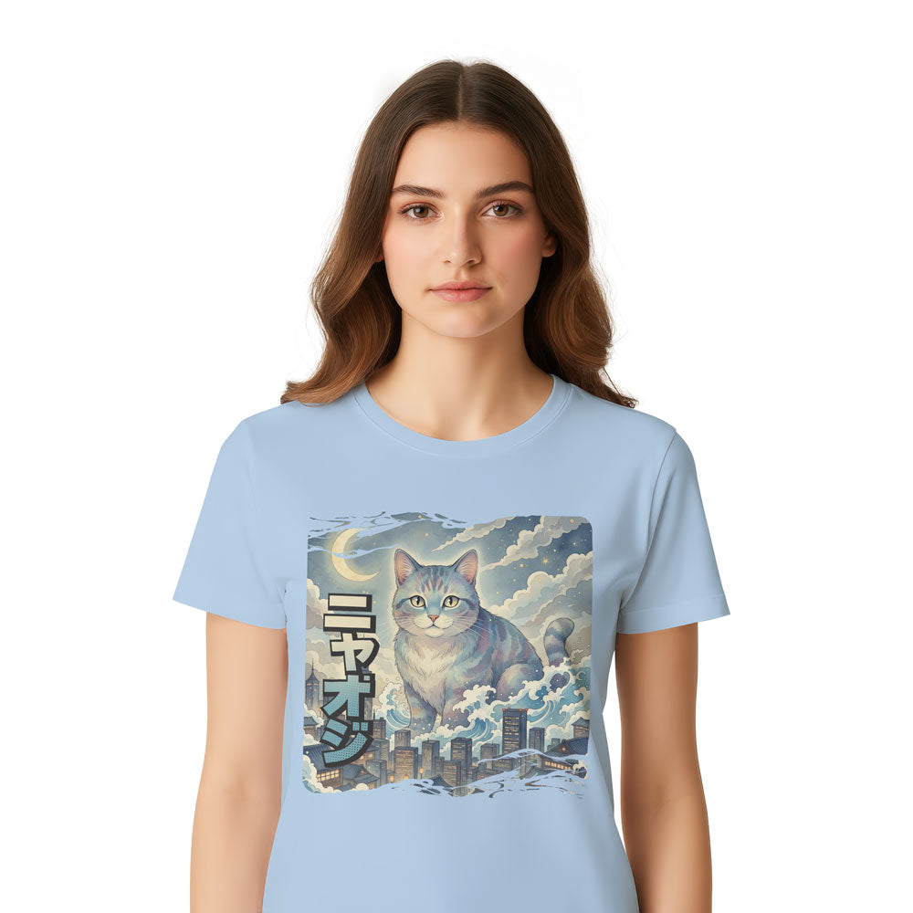 Inspira Paws Catzilla Kaiju Graphic T-Shirt