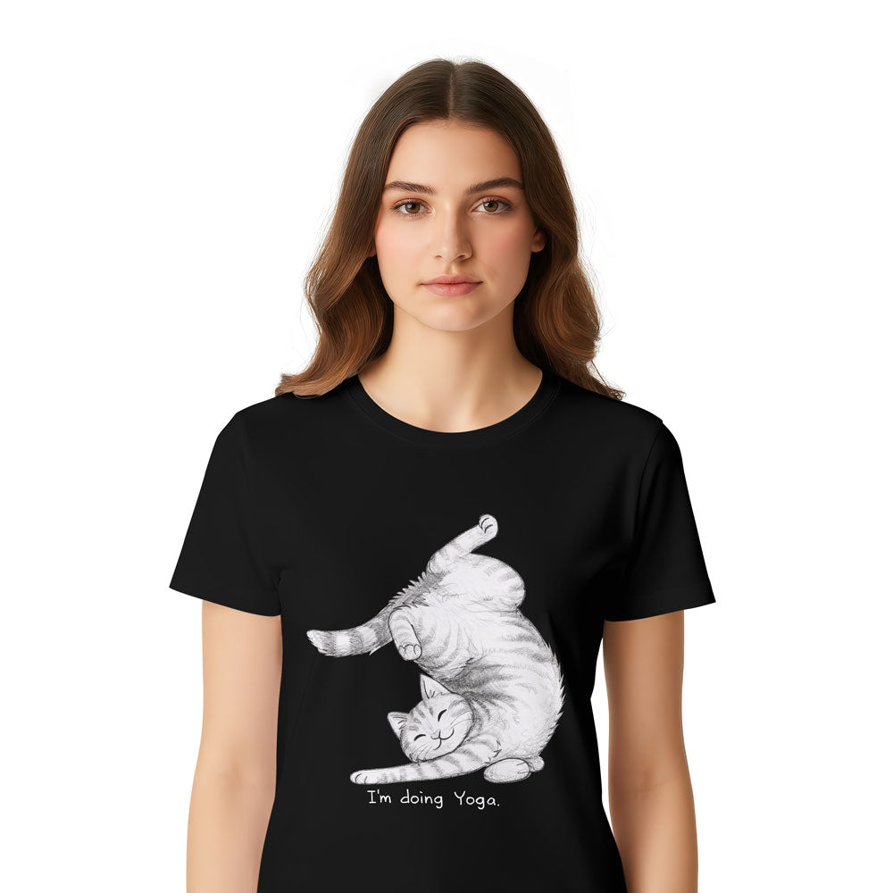 Inspira Paws Fierce Cat Graphic T-Shirt
