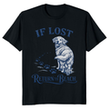 Vintage Golden Retriever Paw Prints T-Shirt Nostalgic Gifts for Men Women Boy Kids T-Shirt