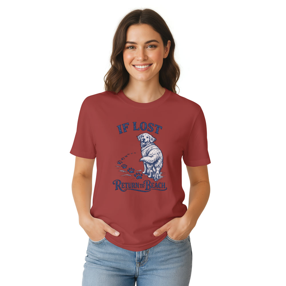 Vintage Golden Retriever Paw Prints T-Shirt Nostalgic Gifts for Men Women Boy Kids T-Shirt