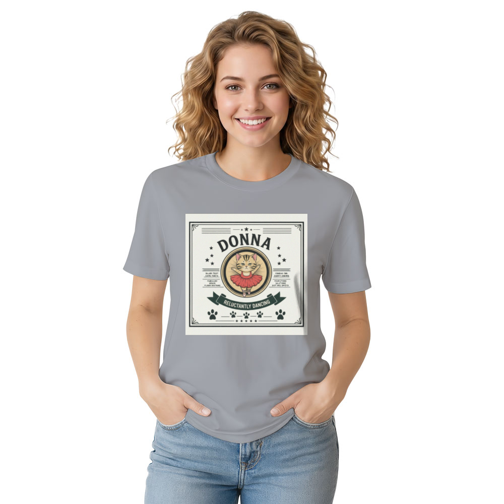 Sarcastic Tiny Cat T-Shirt Quirky Gifts for Men Women Boy Kids T-Shirt