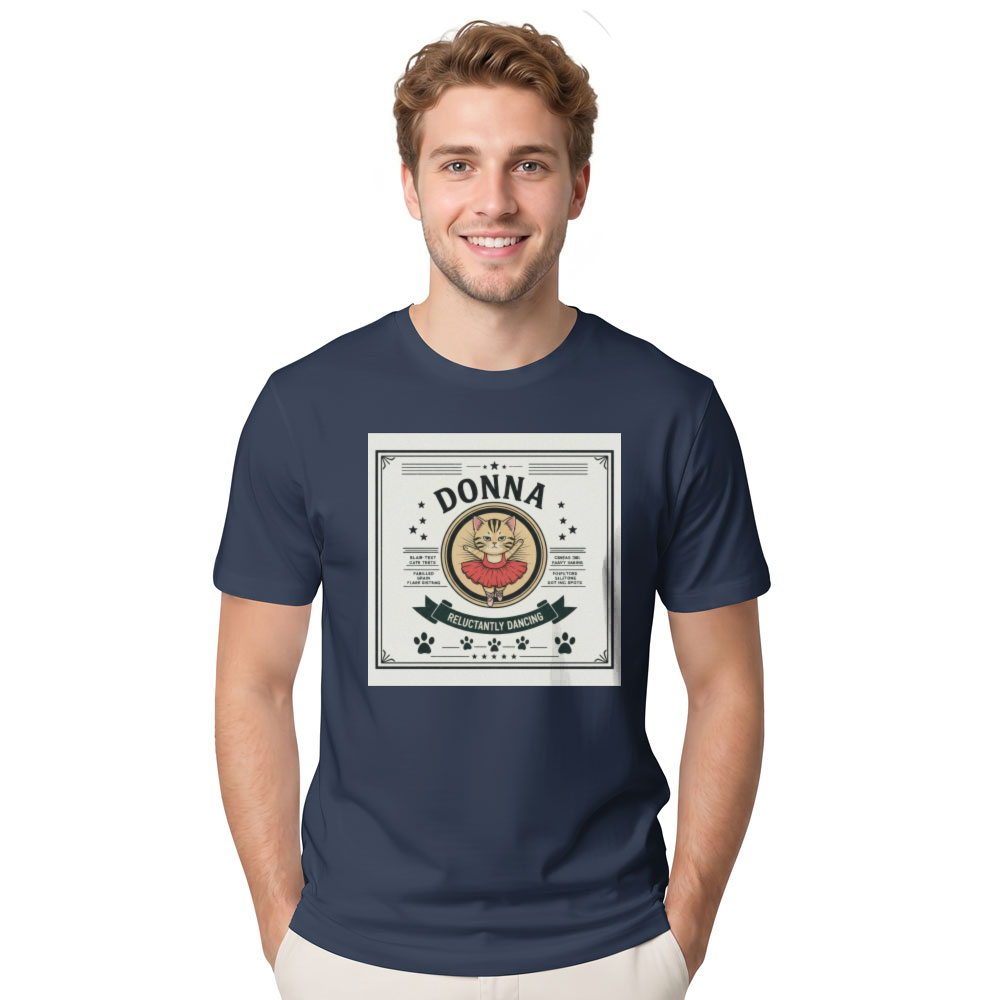 Sarcastic Tiny Cat T-Shirt Quirky Gifts for Men Women Boy Kids T-Shirt