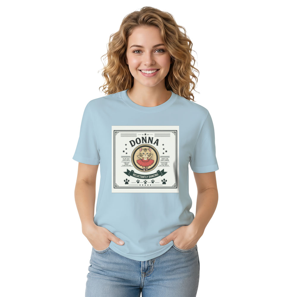 Sarcastic Tiny Cat T-Shirt Quirky Gifts for Men Women Boy Kids T-Shirt
