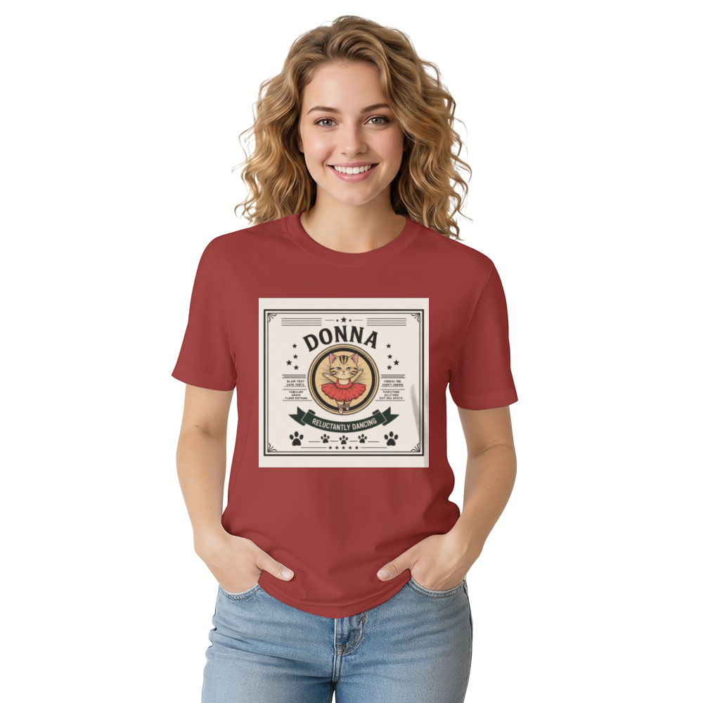 Sarcastic Tiny Cat T-Shirt Quirky Gifts for Men Women Boy Kids T-Shirt