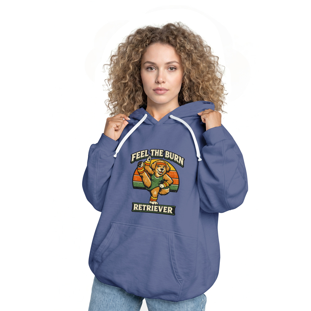 Retro Aerobic Golden Retriever Hoodie Vintage Mascot Gym Design Funny Gifts for Men Women Boy Kids Pull Over Hoodie